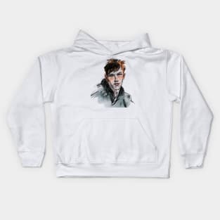 The young man Kids Hoodie